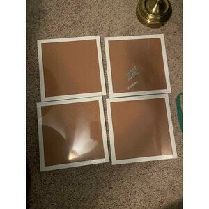 4pcs. 12”x12” bulletin board with mounting hardware